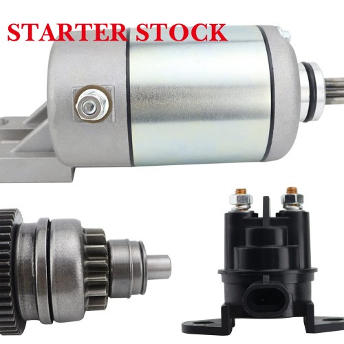 Starter & Bendix & Relay for Can-Am Defender Traxter HD5 All Models 2017-2021, 420-684-282 420-684-283 18823, Defender HD5 Starter for Traxter HD 5picture7
