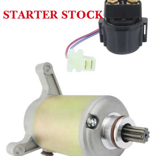 Starter & Relay for Yamaha Warrior 350 YFM350 1987-2003| Big Bear 350 4x4 1987-1996| Moto-4 350 1987-1995| Kodiak 400 1993-1995| TerraPro 350 1988, 1UY-81890-00-00 18756 SMU0065 410-54018picture4