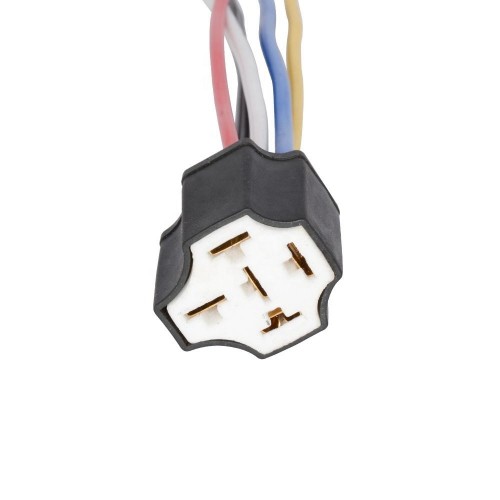 5-pin automotive and motorcycle relay for relay socket wiring harness
