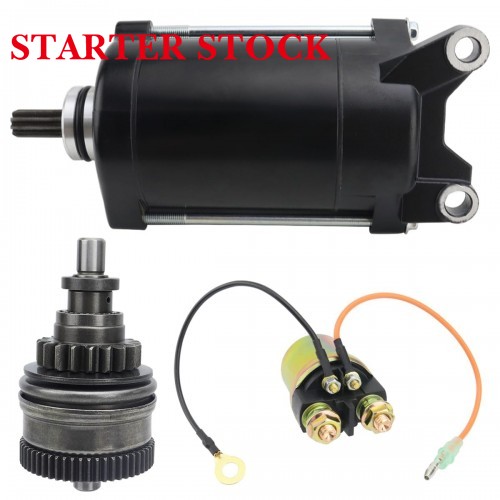 Starter & Bendix & Relay for Yamaha WaveRunner 95-01 GP800 XA800 RA1100 WVT1100 GP1200 XL1200 SV1200 XA1200, Boat 96-01 EXT1100 EXS1200 EXT1200 XRT1200 XR1800 LST1200 LS2000, 63M-81800-00-00picture8