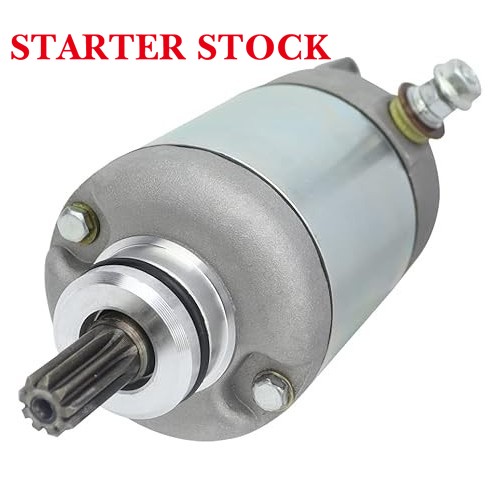 Starter Motor & Solenoid Relay fit for Kawasaki ATV Prairie 360 KVF360 2x4 4x4 2003-2008, Replace 18717, 18717N, 21163-1328, 211631328, SMU0278, 410-54082, 41054082, SM-14, 49-5177, 495177picture2