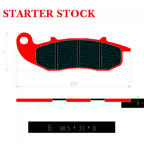 Motorcycle brake pads motorcycle friction pads for HONDA CRF250 L CRF250L CRF 250L 250 L 2013 2014 2015 2016 2017 2018picture2