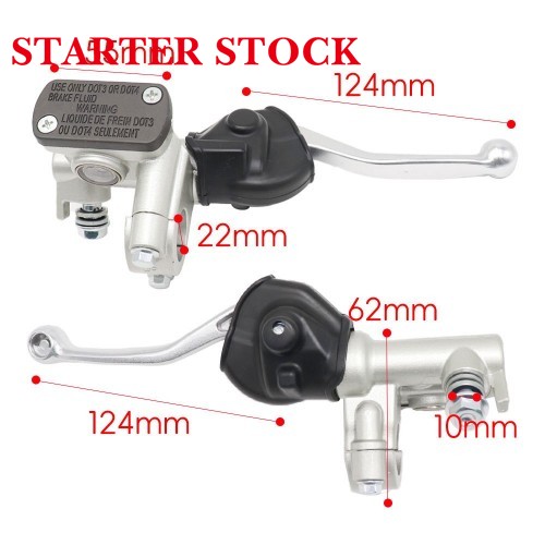 Left Right Disc Brake Lever for HONDA CRF250R/X CRF 450R/X CR125R/CR250Rpicture5