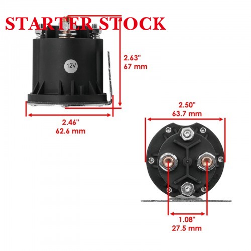 Starter Solenoid Relay for Yamaha YUM1A YUM2A 2019-2021picture4