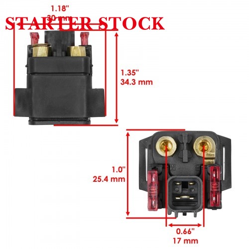 5S7-81940-00-00 Starter Relay for Yamaha Viking Vi 700 Yxc700 Yxm700 4X4 2015-2019picture5
