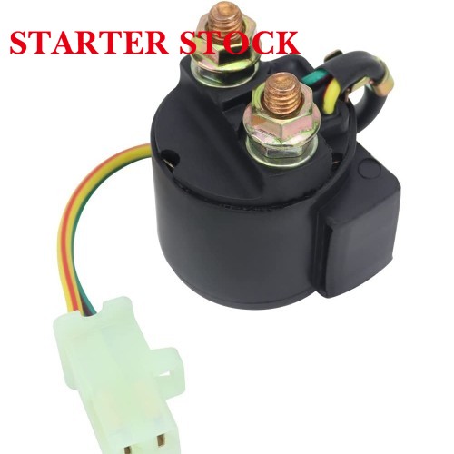 Starter & Relay for Yamaha Timberwolf 250 YFB250 (92-00) & Tri-Moto/Moto-4 (83-89) | Part Nos. 29U-81800-61-00 4XE-81890-00-00 18754picture4