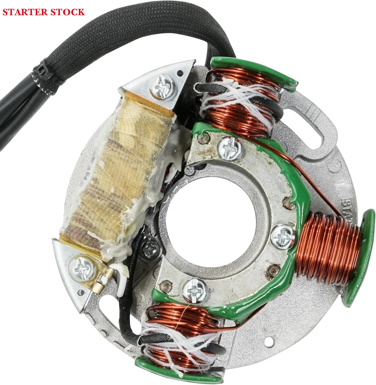 Starterstock Stator Compatible with Arctic Cat Bearcat/Cheetah/Cougar/Panther (340/440/550, 2-Pass/Wide Track, 1985-2002)