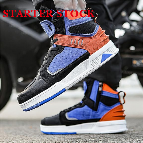 Motorcycle Shoes Men Leather Street Bike Boots, Protective Motorcycle Sneakers, Breathable Street Riding Boots for Men and Women, Anti-Collison Toe and Heel, Anti-Slip Bottompicture6