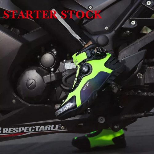 Motorcycle Shoes Men Racing Bike Boots, Off-Road Driving Sneakers, Breathable Street Riding Boots for Men, Low Ankle, Rotary and Plug Buckle Designpicture7