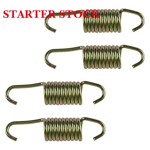 Starterstock 4x Exhaust Muffler Spring Compatible with Polaris 7042029 7642029picture4