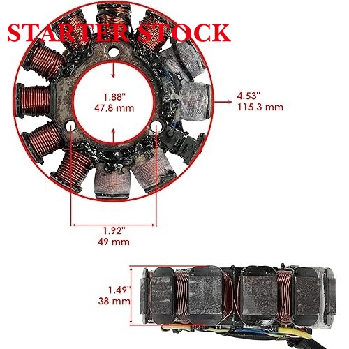 Starterstock Stator 3005-699 for Arctic Cat ZL/ZR: 500/600 EFI (ESR/SS/CC/LE Reverse), 2000-2003picture6