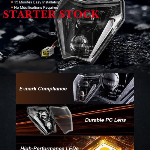 Motorcycle Led Headlight for KTM EXC EXC-F XC XCW SX SXW SXF 125 250 300 350 450 500 2024 2025picture6