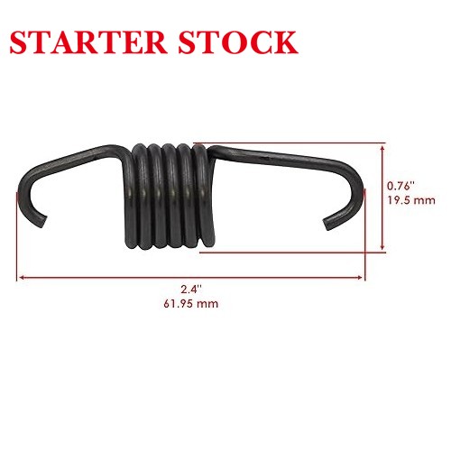 Starterstock Exhaust Extension Spring Compatible with Arctic Cat 0612-820 2612-257 2612-399 / Qty 4picture2