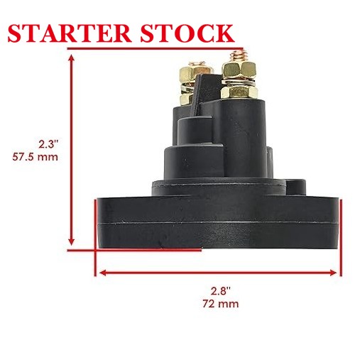 Starterstock Starter Solenoid Relay 0445-123 Compatible with Arctic Cat Bearcat/Prowler/Wildcat & Others: Sabercat/Thundercat/Tz1, 2005-2015picture2