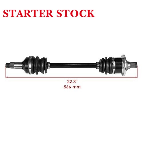 Starterstock Front Rear Left Right Axles Compatible with Arctic Cat 400 4X4 2006 2007 2008 2010-2014picture2