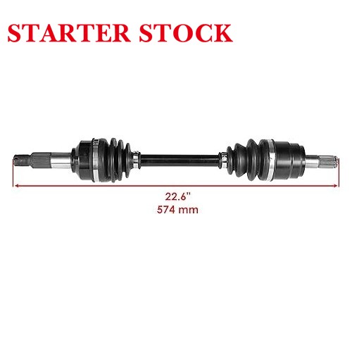Starterstock Front Rear Left Right Axles Compatible with Arctic Cat 400 4X4 2006 2007 2008 2010-2014picture4