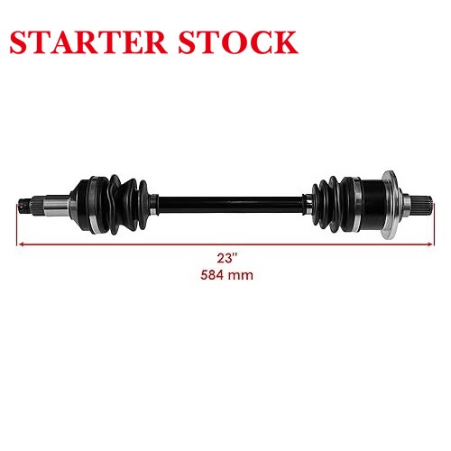 Starterstock Front Rear Left Right Axles Compatible with Arctic Cat 400 4X4 2006 2007 2008 2010-2014picture6