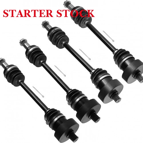 Starterstock Front Rear Left Right Axles Compatible with Arctic Cat 400 4X4 2006 2007 2008 2010-2014picture7