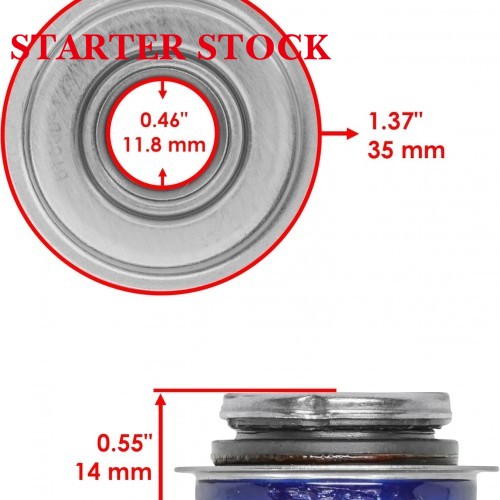 Starterstock Water Pump Impeller with Shaft And Gasket Compatible with  Polaris RZR 570 2014-2022 / Ranger 500 2017-2022picture5