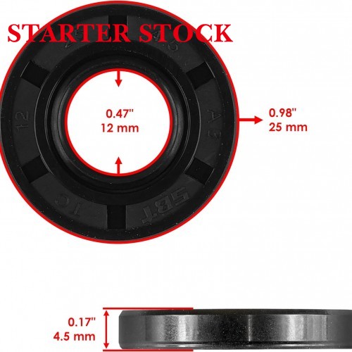 Starterstock Water Pump Impeller with Shaft And Gasket Compatible with  Polaris RZR 570 2014-2022 / Ranger 500 2017-2022picture8