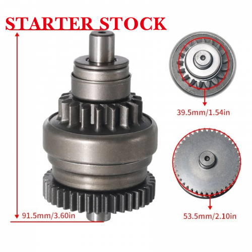 17T CW 12V Starter Drive Bendix for Yamaha Grizzly YFM600 (1998-2001)picture2