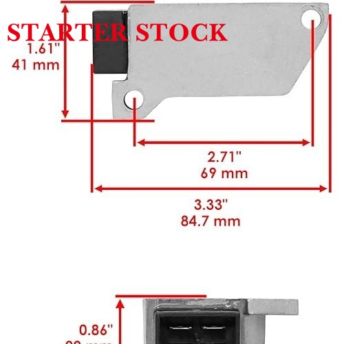 Starterstock Regulator Rectifier Compatible with Yamaha Yt3600M Yt-3600M 1988 / Wr200Rd 1992 Snowmobilepicture2