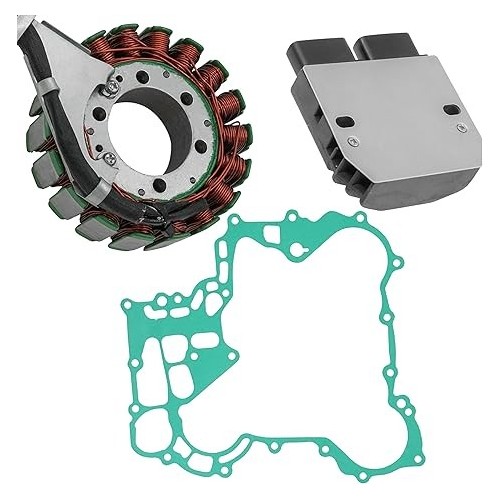 Starterstock Stator Regulator Rectifier and Gasket Compatible With Ski-Doo Mxz 900 Tnt Ace 2014-2018/ Mxz 900 Blizzard Ace 2016-2018
