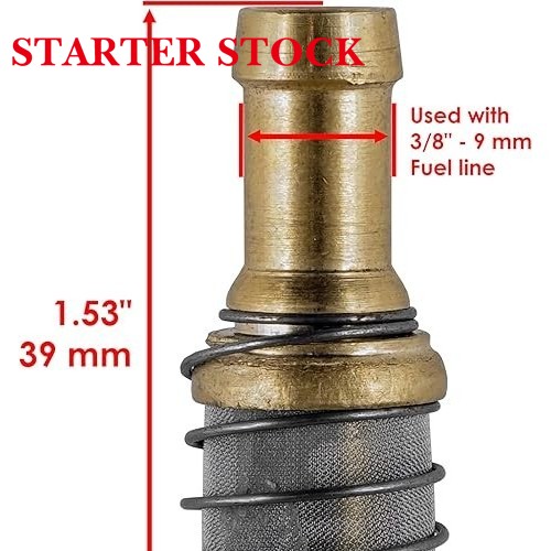 Starterstock In Tank 3/8" Fuel Filter 414872100 Compatible with Ski-Doo Classic/Grand Touring/Mach Models: 500-1200 (Deluxe/R/SE), 1996-2003picture2