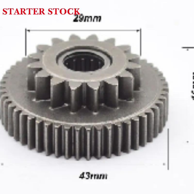Starterstock Starter Reduction Gear for Yamaha ZY100/RS100 100cc Models