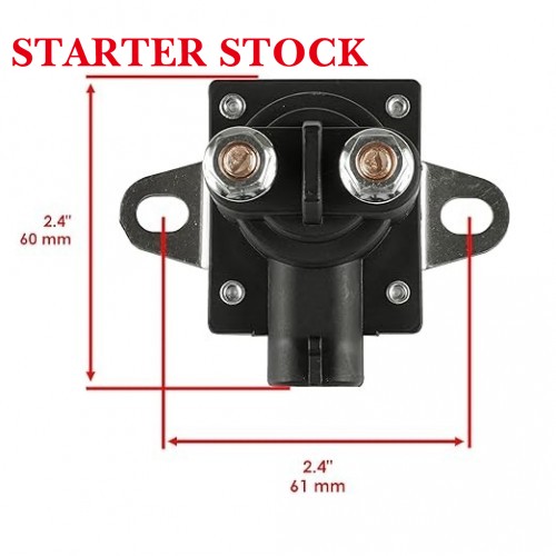 Starterstock Starter Solenoid Relay Compatible with Ski-Doo Multi-Series Compatible: Expedition/MXZ/Renegade/Summit (550f-1200, 2/4-Stroke/ACE/E-Tec), 1998-2016picture3