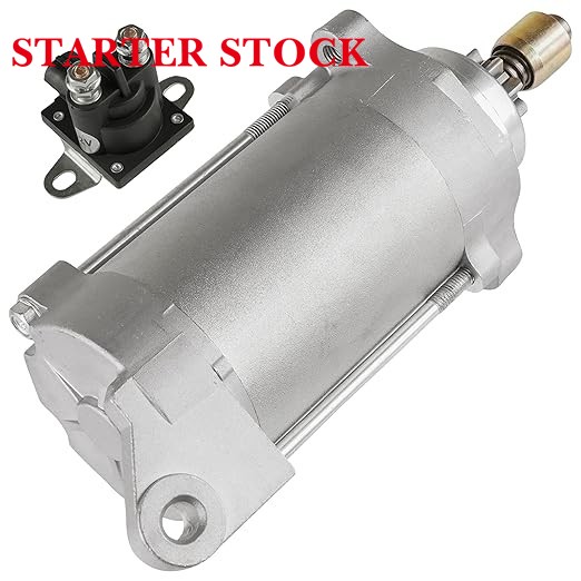 Starterstock Starter and Solenoid Relay Compatible with Ski-Doo Skandic 550F 600 2014