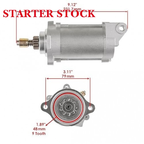 Starterstock Starter and Solenoid Relay Compatible with Ski-Doo Skandic 550F 600 2014picture5