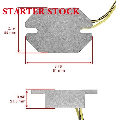 Starterstock Rectifier Regulator Compatible with Ski-Doo Mx Z X 440 Mxzx440 Mxz-X440 Lc 1999-2002picture6