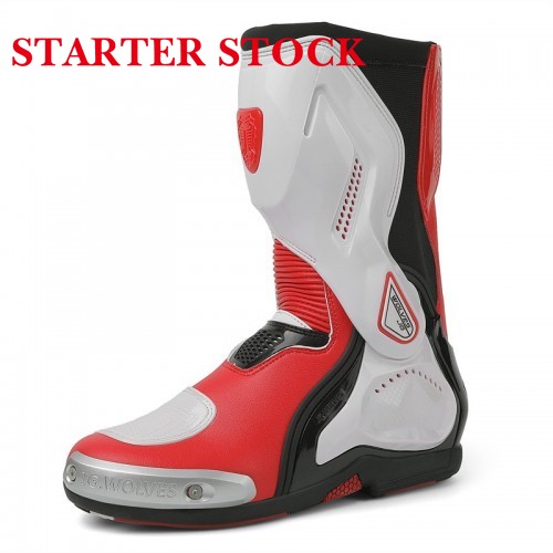 Men Motorcycle Boots Cross Country Shoes Waterproof Anti Slip Moto Racing Bootspicture4