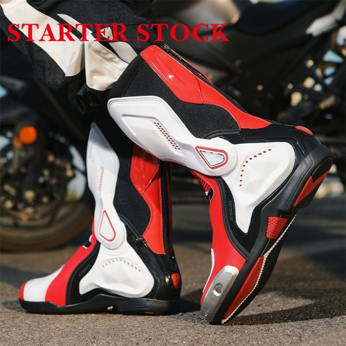 Men Motorcycle Boots Cross Country Shoes Waterproof Anti Slip Moto Racing Bootspicture9