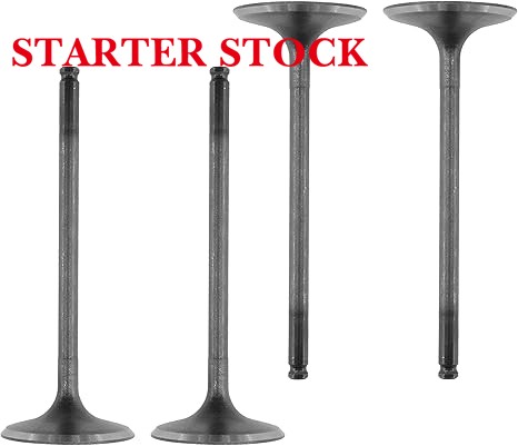 Starterstock 4x Intake Valve compatible with Arctic Cat Classic Series: ZR/XF/TZ1 (2008-2017)