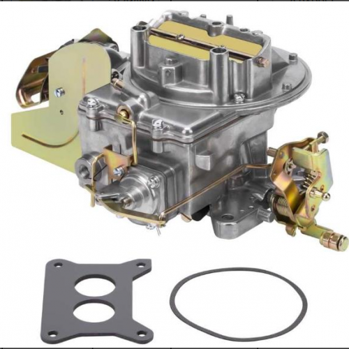 Carburador LY-010064, con soporte, para motores Ford modelo 302, con cilindro de 289 o 351 cm³ y sistema de cierre eléctrico