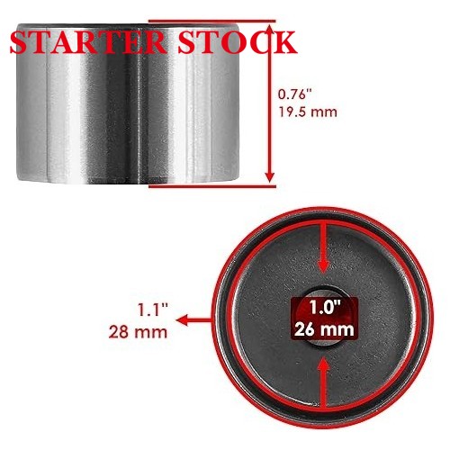 Starterstock Intake and Exhaust Valve Tappet Compatible with Arctic Cat M9000 / XF 9000 2014 2015 2016 / ZR 5000 LXR 2014 2015 2016 2017 qty 8picture2