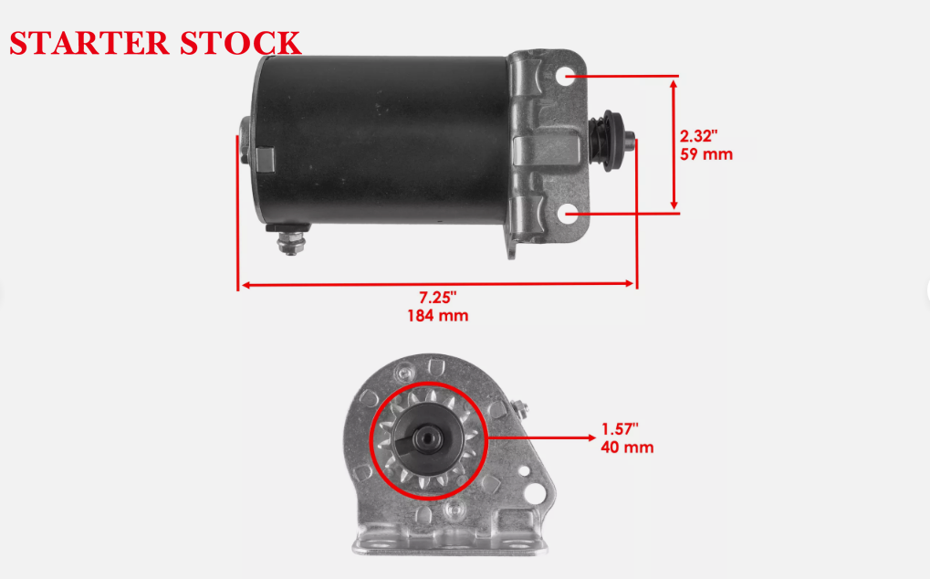 31C707 693551 693552 5932Starter for Craftsman DYT4000 LT1000 With Briggs & Stratton