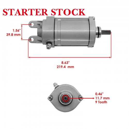 8GL-81890-00-00 410-54116SMU0434 18892 Starter Motor for Yamaha Snowmobiles FX10 FX Nytro RS Venture VK10Fpicture5