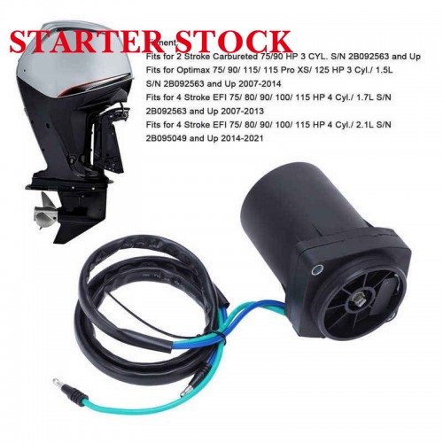 4T 65HP 75HP 90HP 8M0089940 8M0142591SMF Outboard Parts Tilt Trim Motor for Mercury Mariner Outboard Enginepicture5