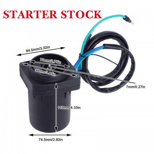 4T 65HP 75HP 90HP 8M0089940 8M0142591SMF Outboard Parts Tilt Trim Motor for Mercury Mariner Outboard Enginepicture6