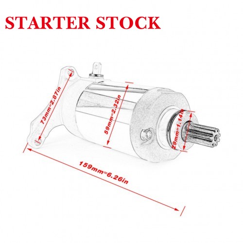 Starter Electrical Engine Starter MotorFor YAMAHA YZF R1 R1 YZF-R1 2004-2014 High Quality Motorbike Starter Motor Motorcyclepicture5