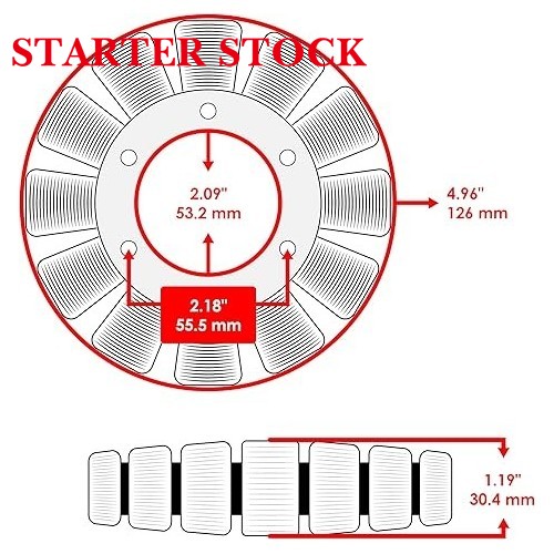 Starterstock Stator Compatible with Arctic-Cat Bearcat 3000 LT 2016-2017 3307028picture4
