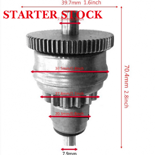 49cc 50cc 60cc 139QMB Scooter Moped ATV BikeMotor Starter Clutch Gear for GY6picture4