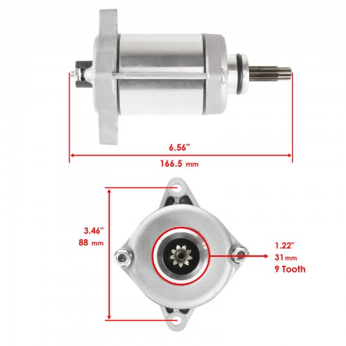 2009-2015 31200-HP5-601 31200-HR0-F01 18921SMU0418 Starter Motor for Honda TRX420FA