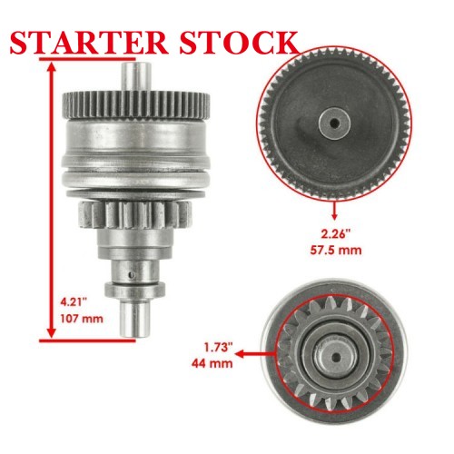700 800 2008 2009 2010 2011 - 2014 4010417, 4011584, 4012032, 4013268Starter & Drive for Polaris Ranger RZR XP, 18648picture3