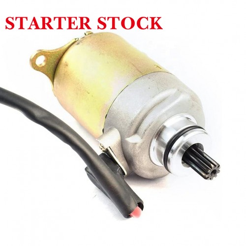 Scooter Dirt Bikes Moped Go Kart 4 Wheelers9 Teeth Starter Motor Starter Relay Solenoid for GY6 4-Stroke Engine 125cc 150cc ATVpicture3