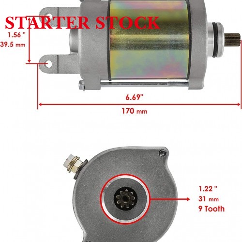 GTS250 Kymco DINK250 31210-KHE7-9000,31210-SZ1-900Motorcycle Starter Motor for VTS250picture3