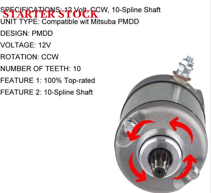 HC4-023 31200-HC4-033 SM13213 128000-4400Starter for honda 300 Fourtrax Trx300 Trx300fw Trx300ex 250es 1987-2000 for 31200-